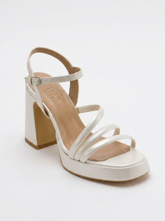Heas Ivory Platform Sandal (Women)