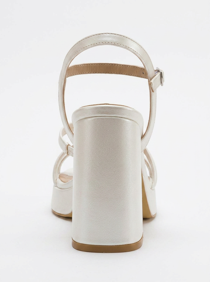 Heas Ivory Platform Sandal (Women)