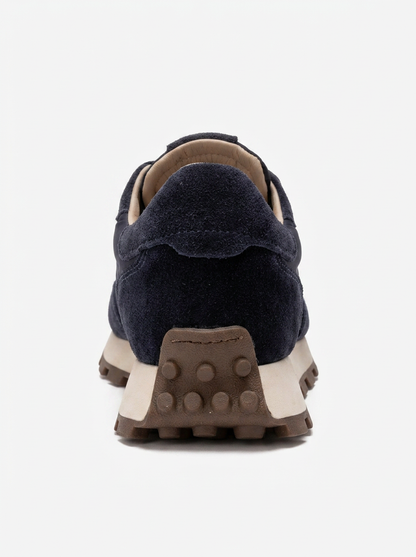 Amanda - Navy Leather Sneakers (Women)