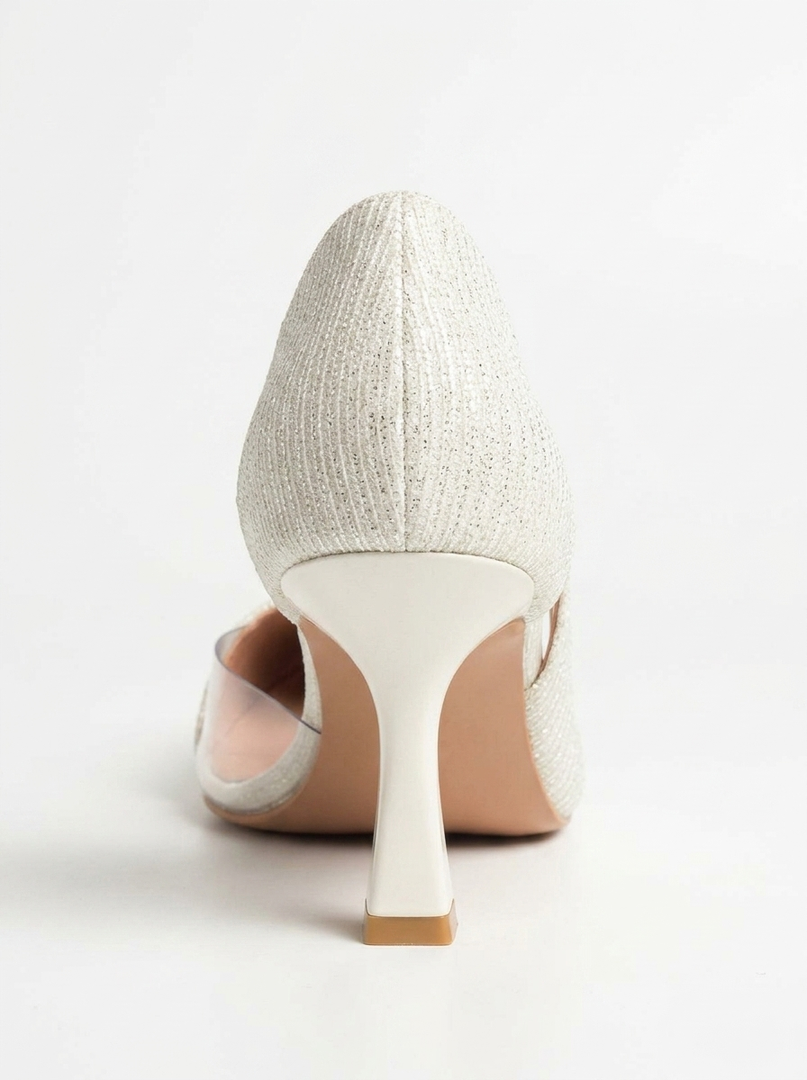 Ursula - Zapatos de tacón de punta fina Ivory (Mujer)