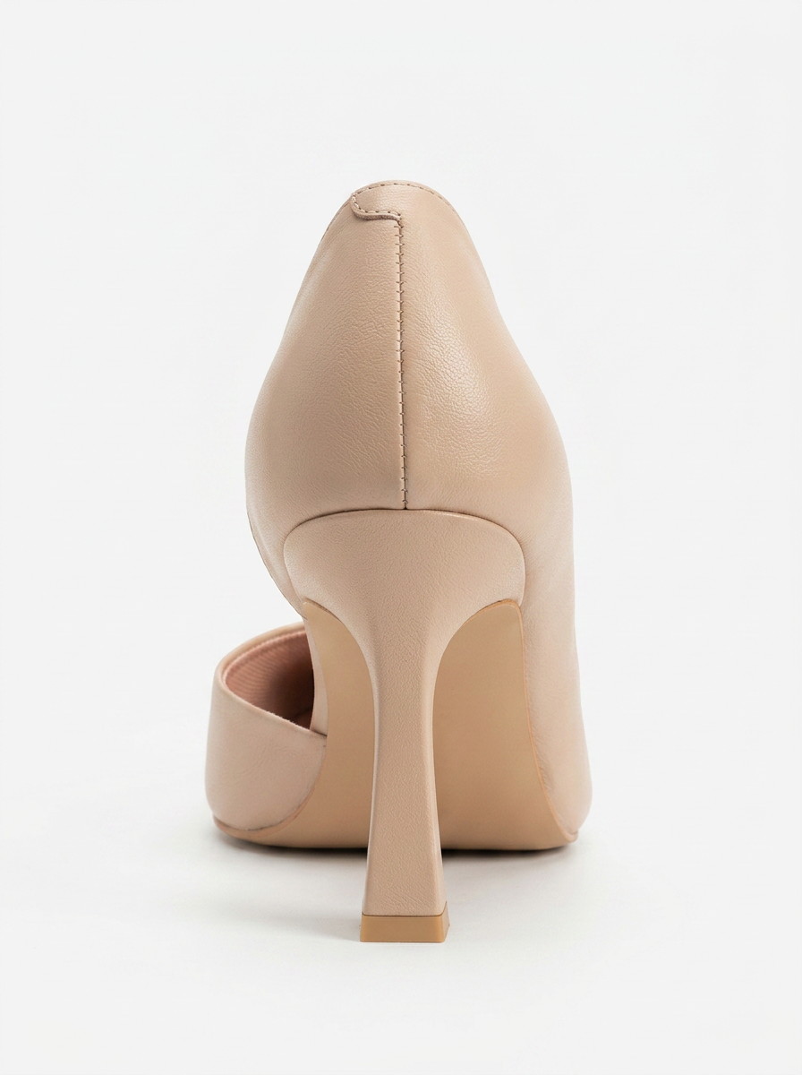Ursula - Zapato de Tacón Aguja Puntiagudo Nude (Mujer)