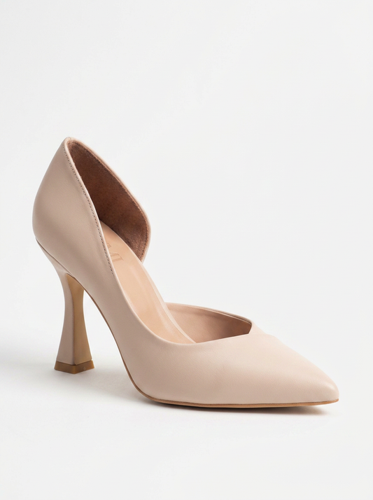 Ursula - Nude Pointed Toe Pump (Women)