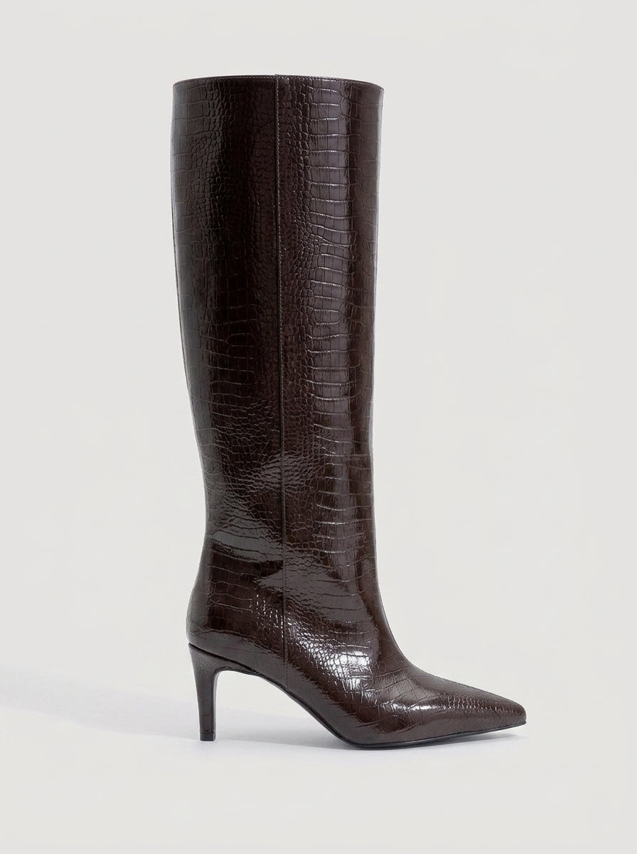 Bota alta estampada Camila Brown (Mujer)