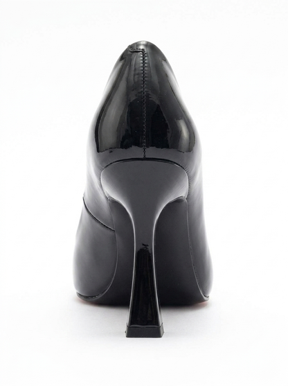 Forest Black Patent Pointed Toe Pump (Women)