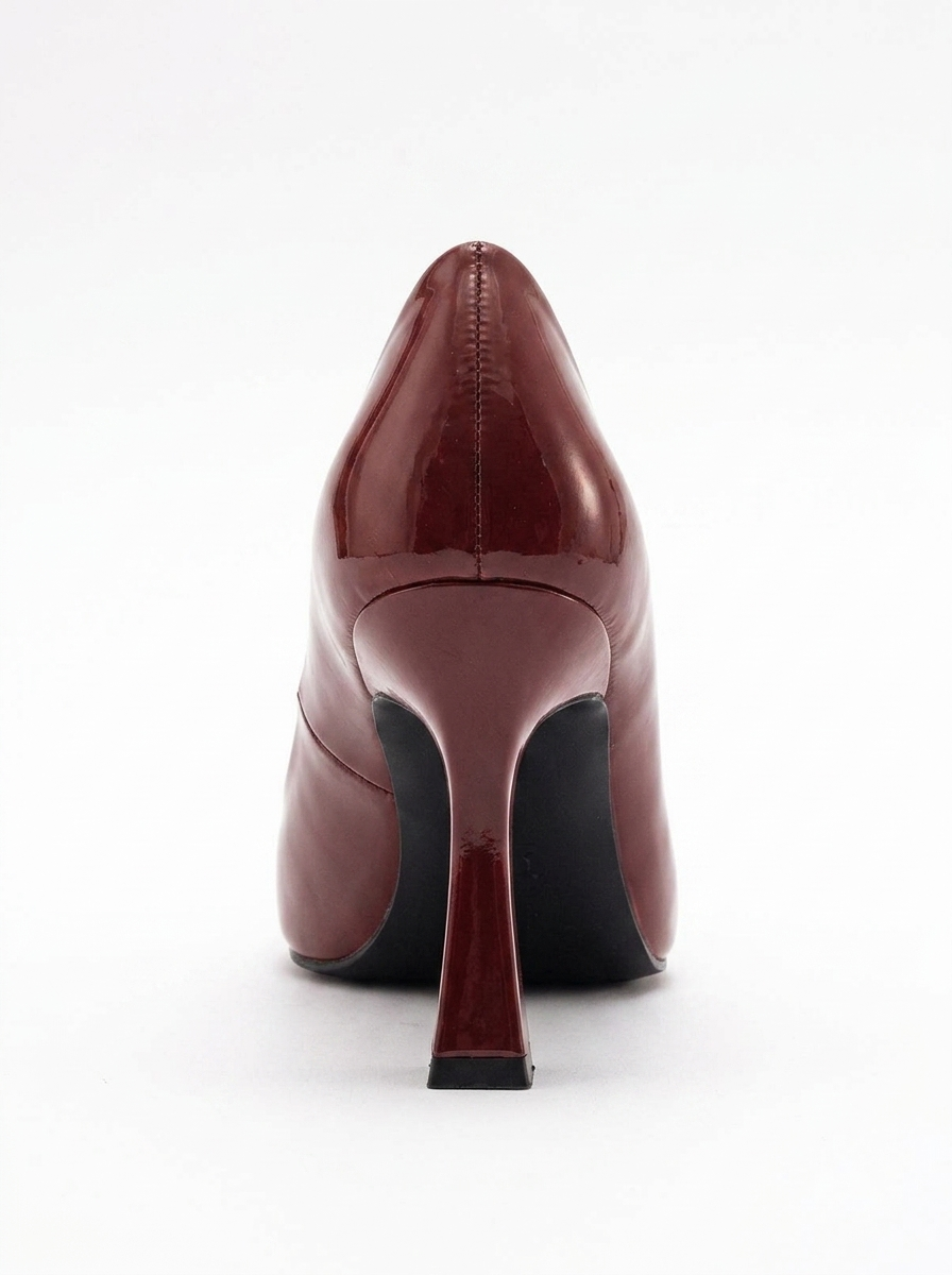 Forest Burgundy Patent Pointed Toe Pump (Women)
