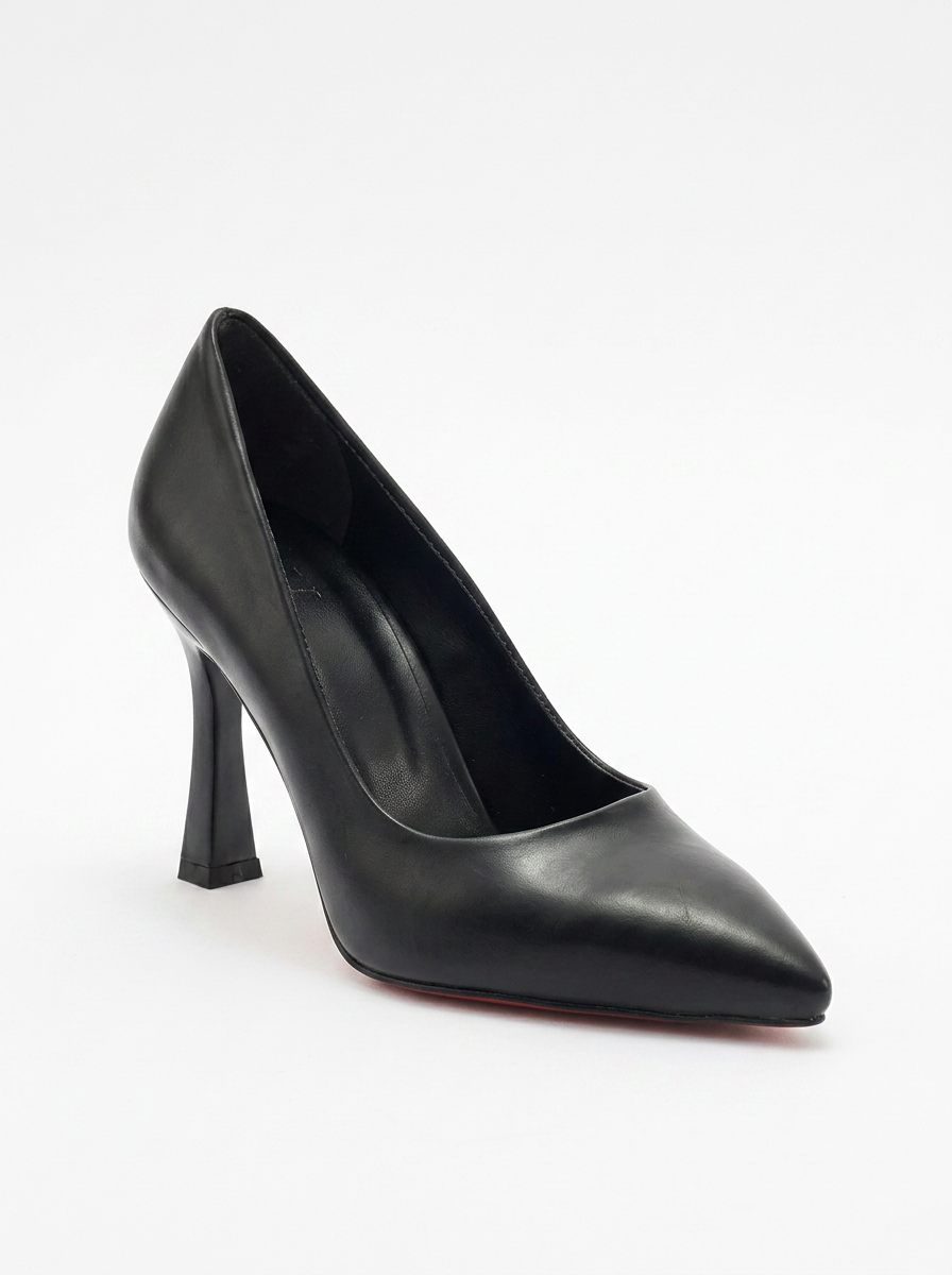 Forest Black Cilt Pointed Toe Pump (Women)