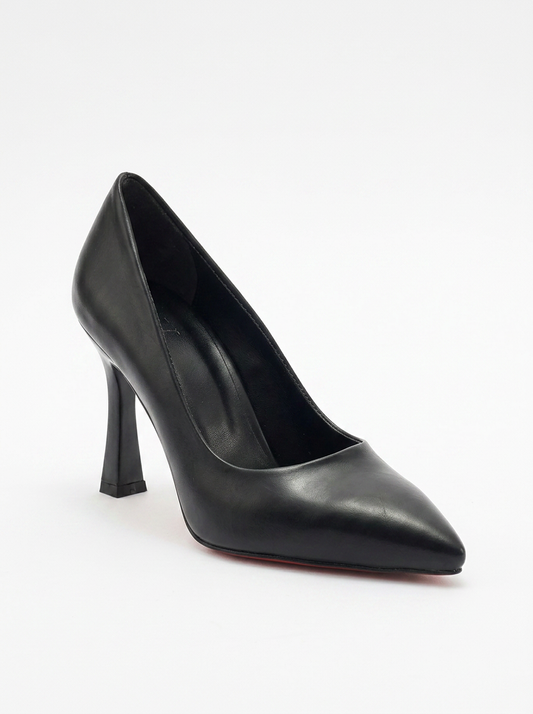 Forest Black Cilt Pointed Toe Pump (Women)