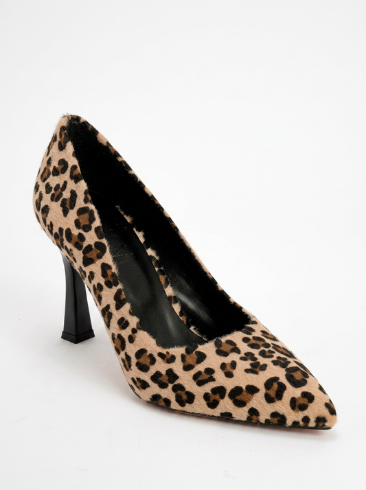 Forest Leopard Pointed Toe Pump (Women)