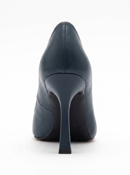 Forest Navy Cilt Pointed Toe Pump (Women)
