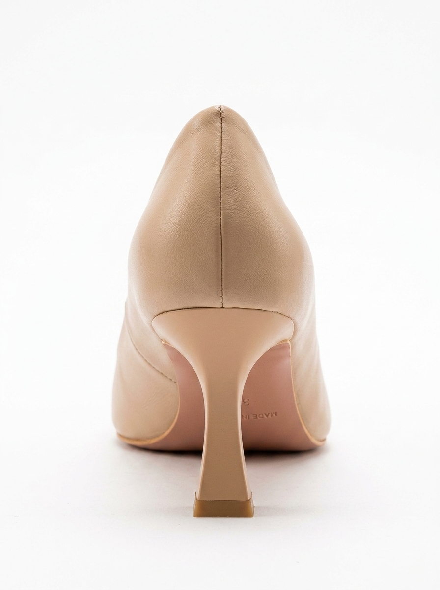 Pedra - Zapatilla de tacón de aguja nude con punta (Mujer)