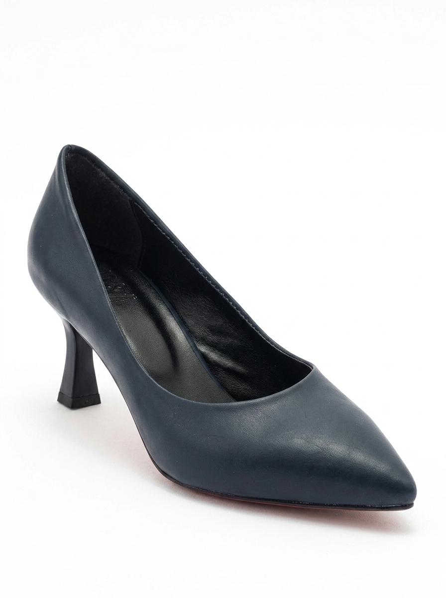 Pedra - Zapatos de tacón en punta azul marino (Mujer)
