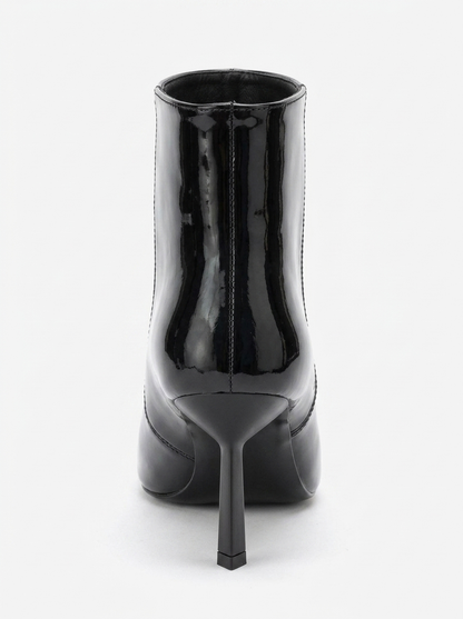 Rassel - Black Patent Pointed Toe Boot (Women)