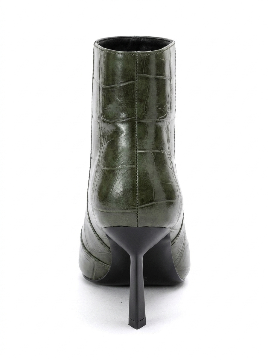 Rassel - Green Pointed Toe Boot (Women)