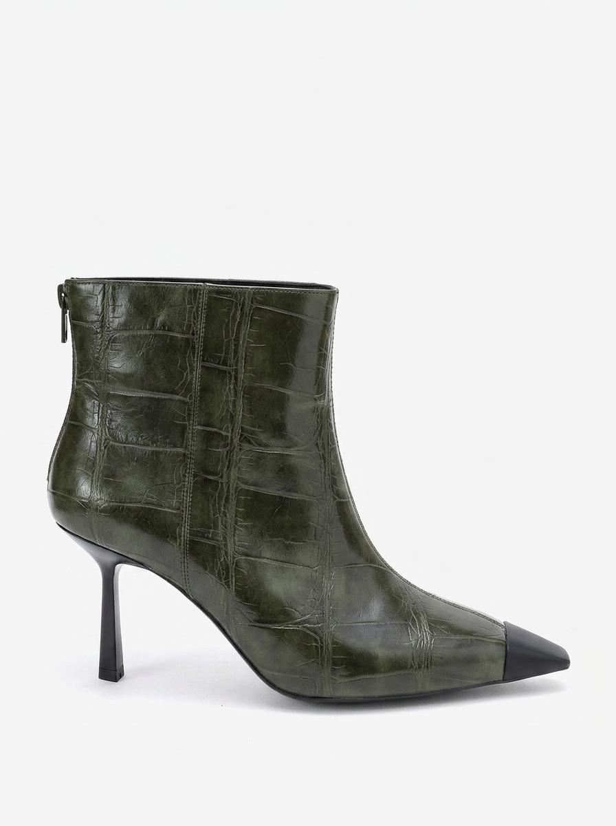 Rassel - Green Pointed Toe Boot (Women)