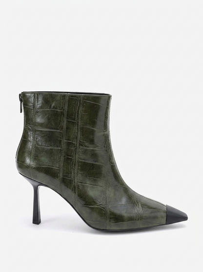 Rassel - Green Pointed Toe Boot (Women)