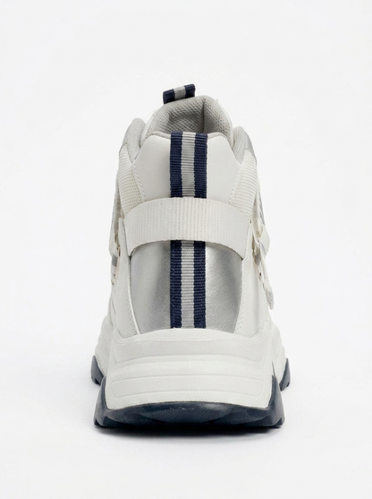 Seraphine - Bota deportiva blanca y azul marino (mujer)