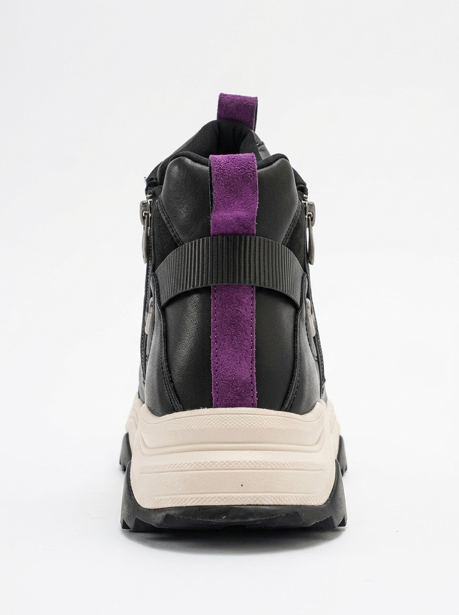 Seraphine - Bota deportiva negra morada (mujer)