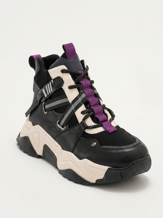Seraphine - Black Purple Sport Boot (Women)