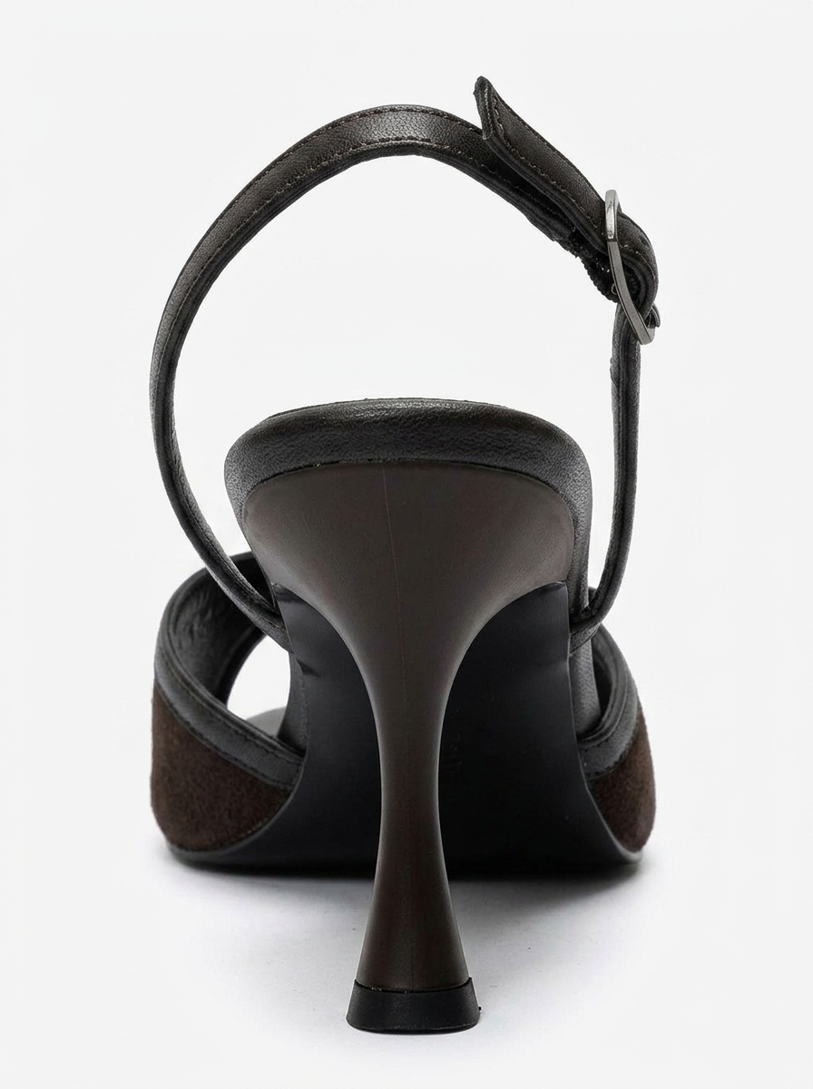 Ulea - Brown Suede Stiletto Pump (Women)