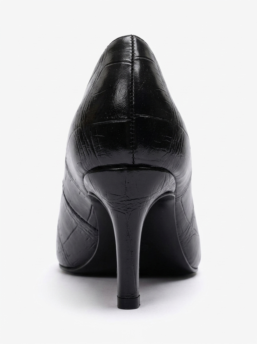 VELMIRA - Black Pointed Toe Pump (Women)