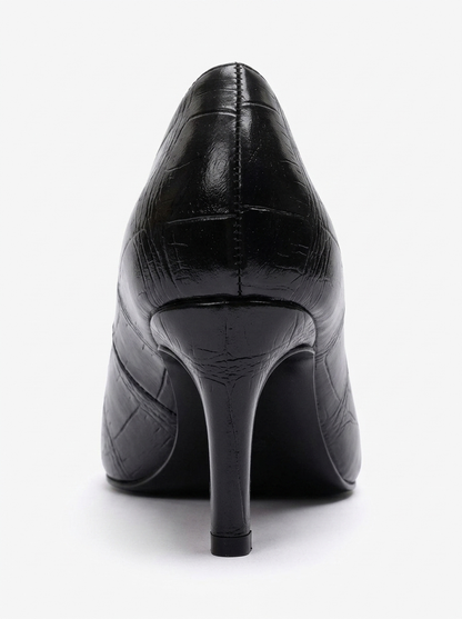 VELMIRA - Black Pointed Toe Pump (Women)