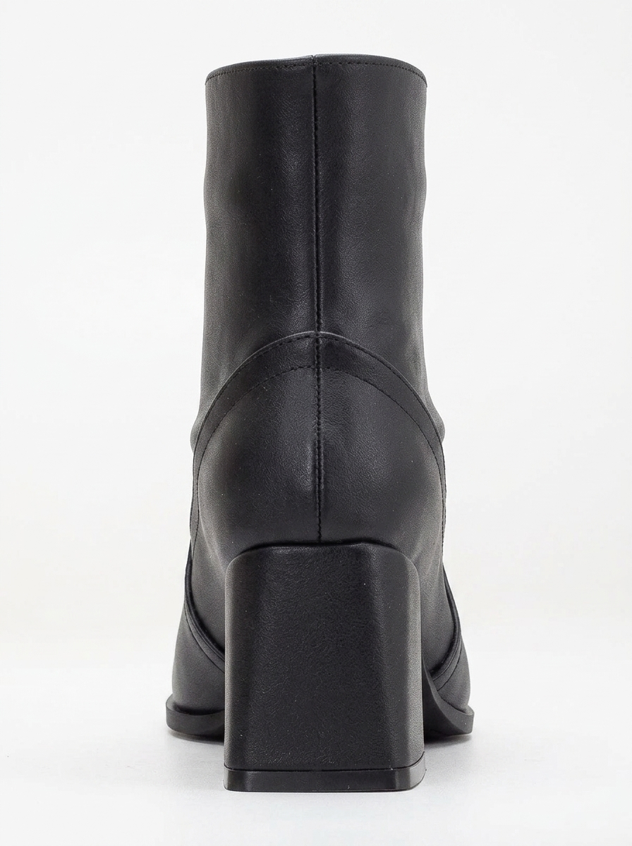 Maya - Black Matt Ankle Boots