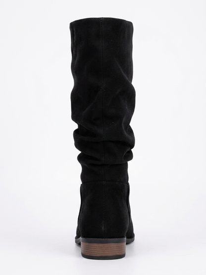 Maribel - Black Suede Boots