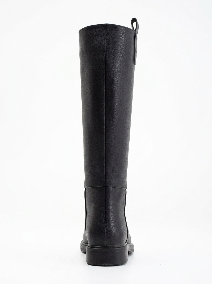 Maeve - Black Knee High Rain Boots
