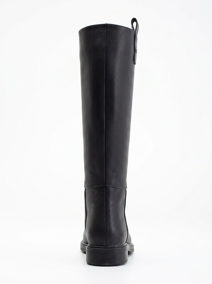 Maeve - Black Knee High Rain Boots