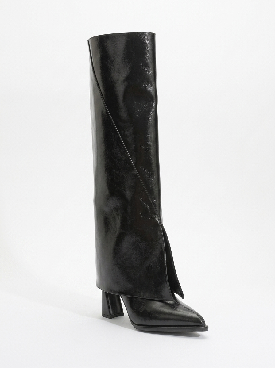 Aja - Bota alta convertible de tacón en bloque (Mujer)