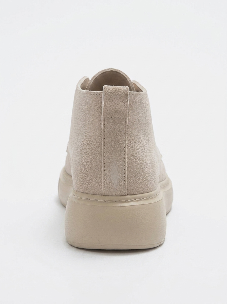 Valve - Bota de ante beige (Mujer)