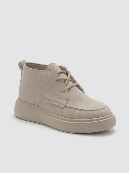 Valve - Bota de ante beige (Mujer)