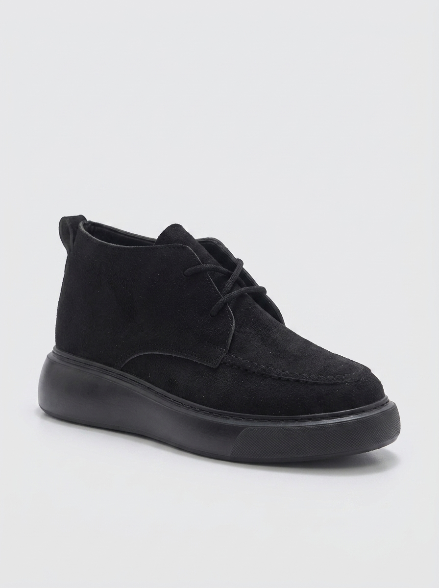 Valve - Bota de ante negra (mujer)