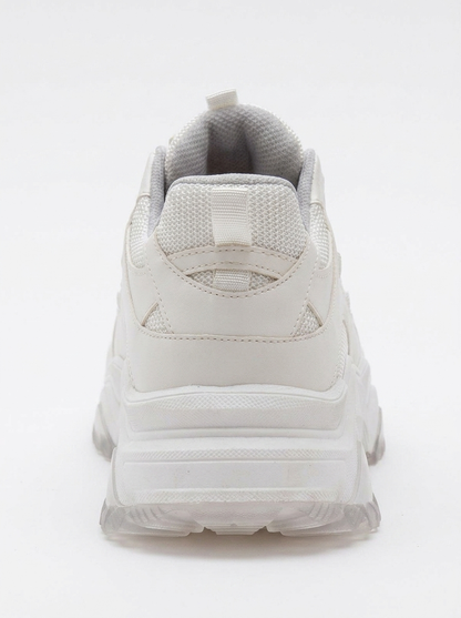 Loretta - White Platform Sneakers