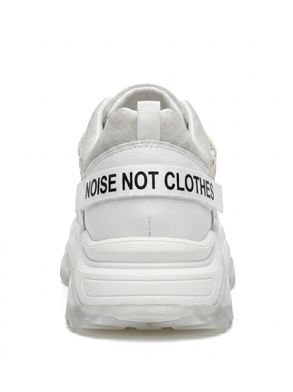 Lulen - Zapatillas deportivas blancas con velcro (mujer)