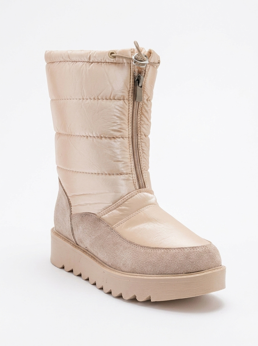 Vay - Nude Zip-Up Snow Boot (Women)