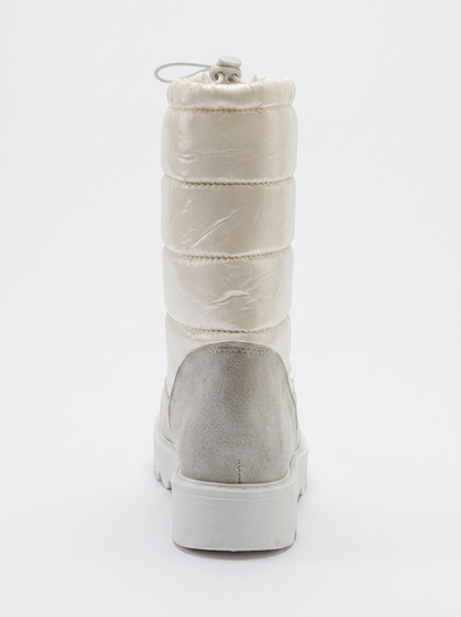 Vay - Bota de nieve blanca con cremallera (mujer)