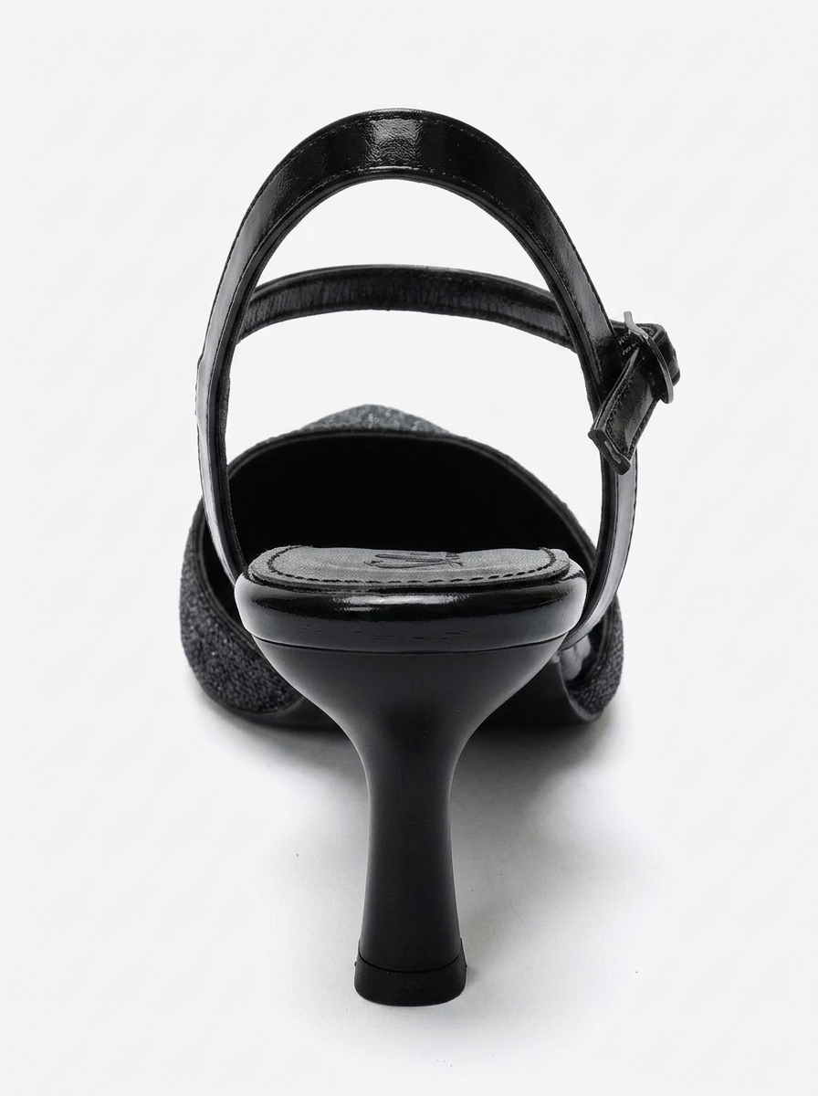 NIVORA - Black Stiletto Pump (Women)
