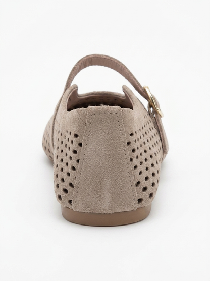 Bailarinas Arian de Ante Beige (Mujer)