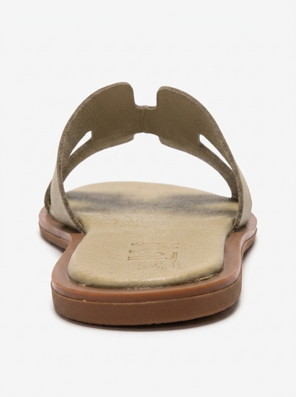 Biora - Green Genuine Leather Slide (Women)
