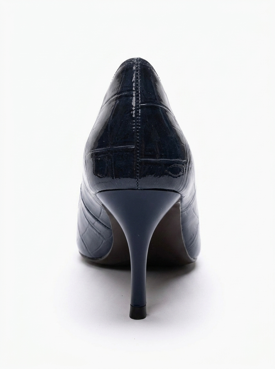 Poesy - Navy Stiletto Pump (Women)