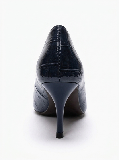 Poesy - Navy Stiletto Pump (Women)