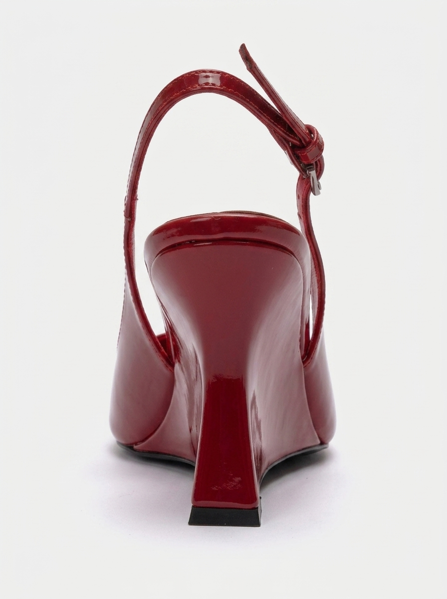 Felon - Red Slingback Wedge Pump (Women)