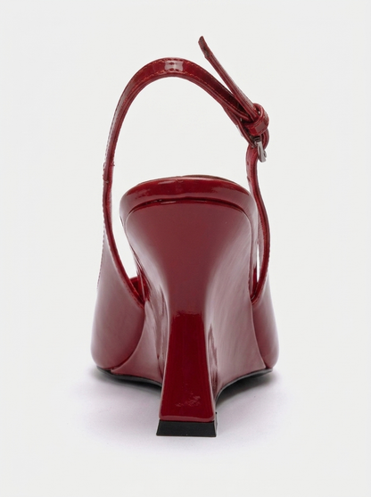 Felon - Red Slingback Wedge Pump (Women)