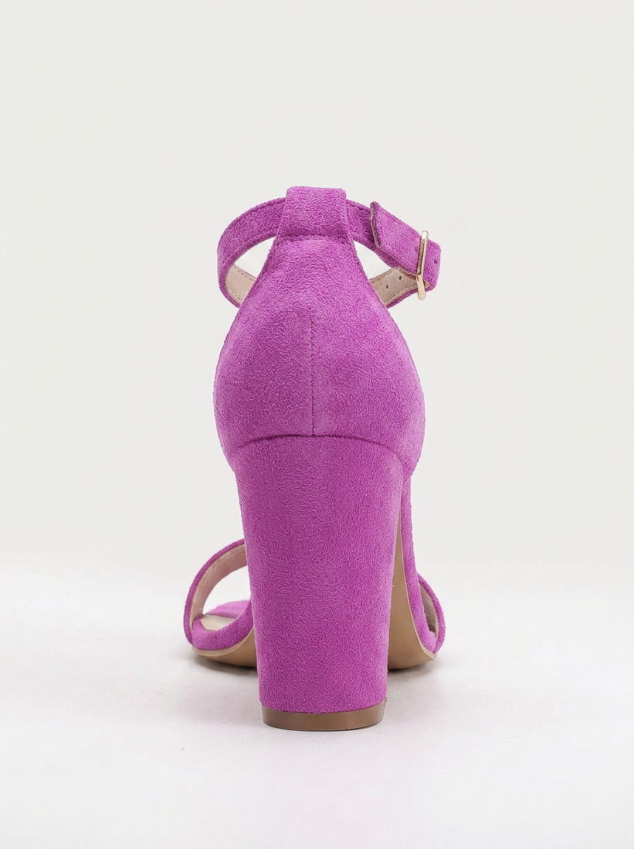 Jess - Fuchsia Suede Sandals