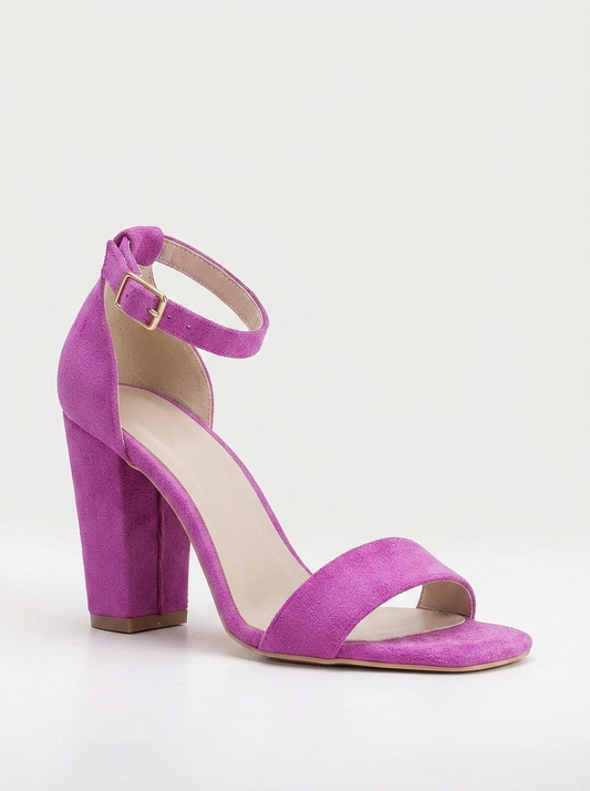 Jess - Fuchsia Suede Sandals