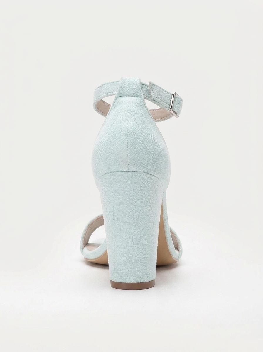 Jess - Mint Green Suede Sandals