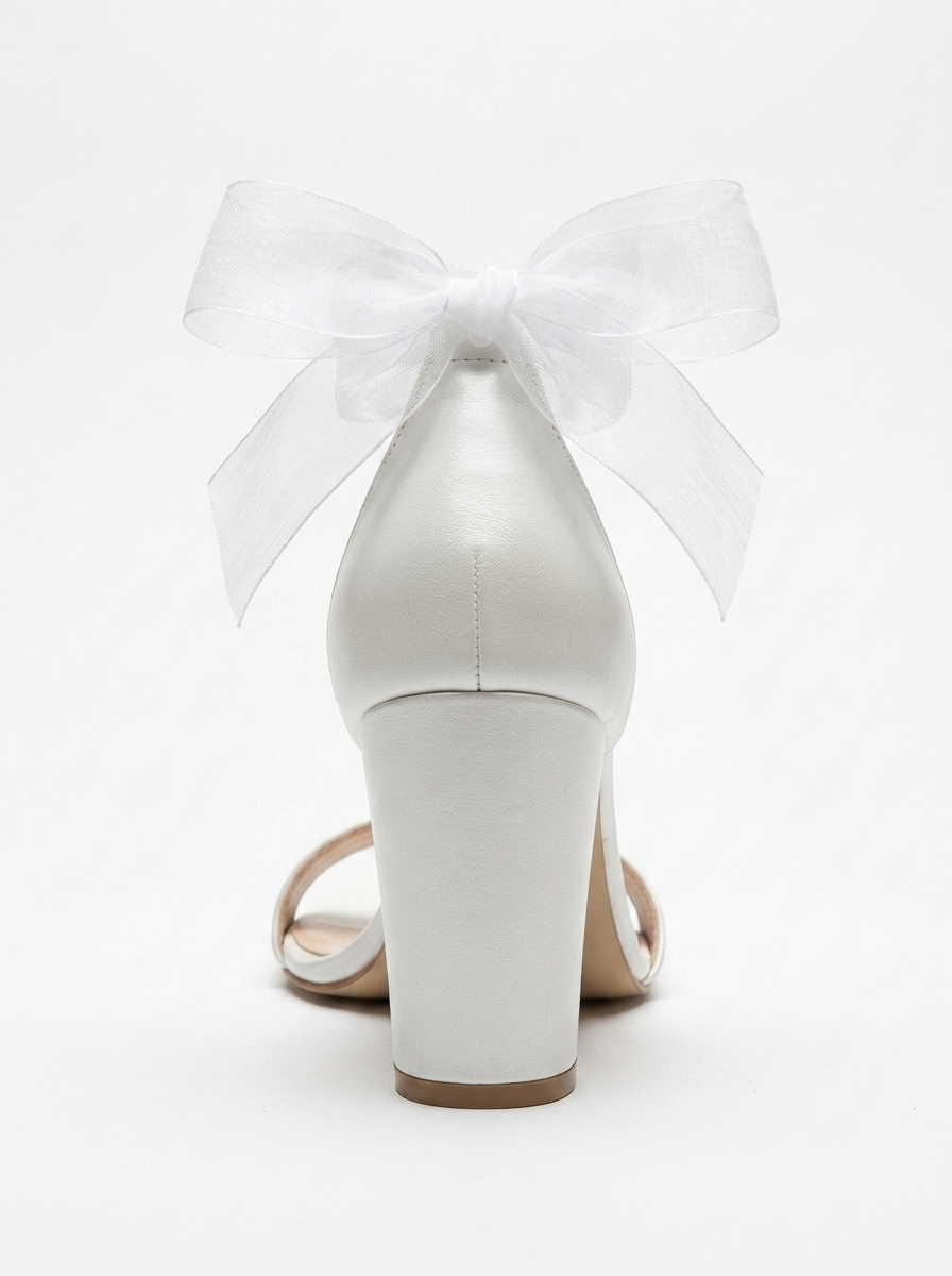 Aviora Bridal Block Heel Wedding Sandal