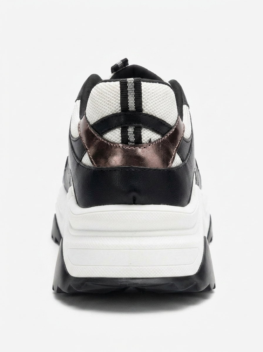 LECCE - Zapatillas Blanco Negro (Mujer)