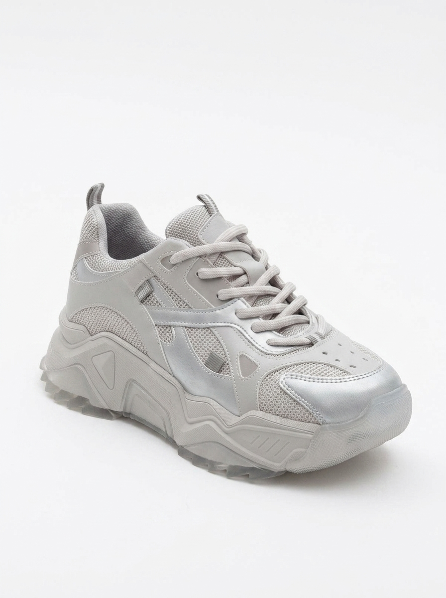 Lecce - Zapatillas Plata Gris (Mujer)